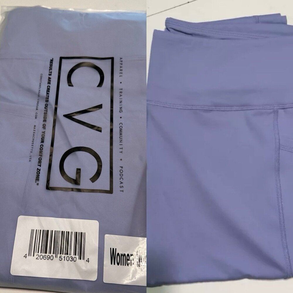 NEW Constantly Varied Gear CVG 2XL Crossfit Legging Retired Purple Full Length